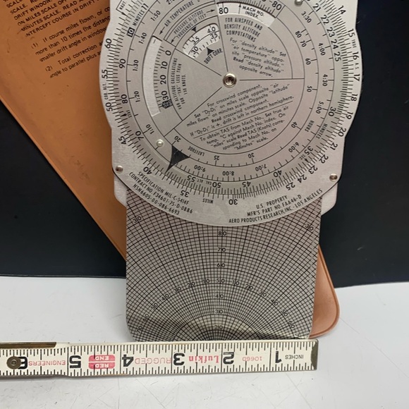 Computer Air Navigation Dead Reckoning Graph Jeppesen, Type MB-4A - Picture 5 of 17